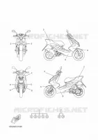 EMBLEME pour Yamaha NITRO 2011
