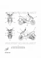 EMBLEME pour Yamaha NITRO NAKED 2011