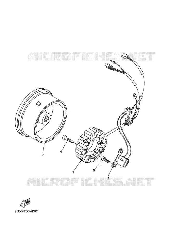 ALLUMAGE Yamaha MOTO 200 2012 AG  AG200F