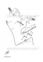GUIDON ET CABLES pour Yamaha BW'S 2012