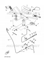 GUIDON ET CABLES pour Yamaha BW'S 2012