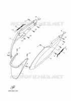 COUVERCLE LATERAL pour Yamaha OCEO 2012