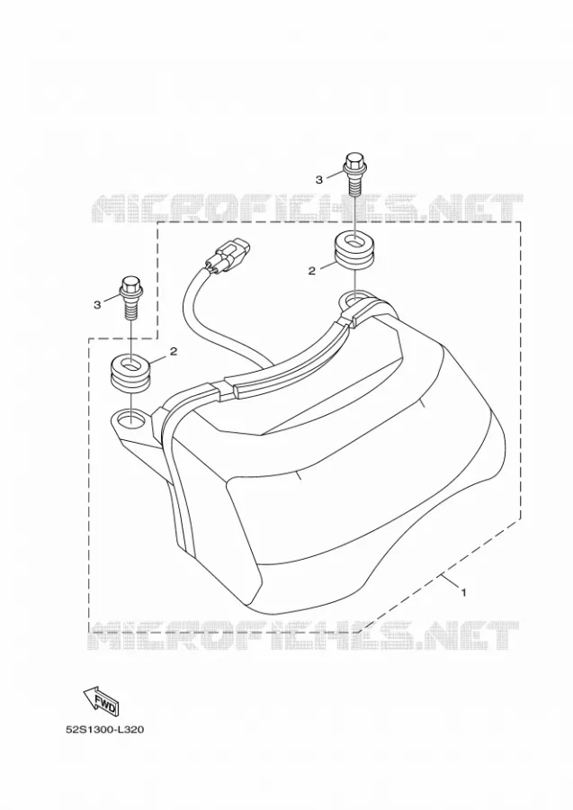 FEU ARRIERE Yamaha SCOOTER 150 2012 XENTER  HW151