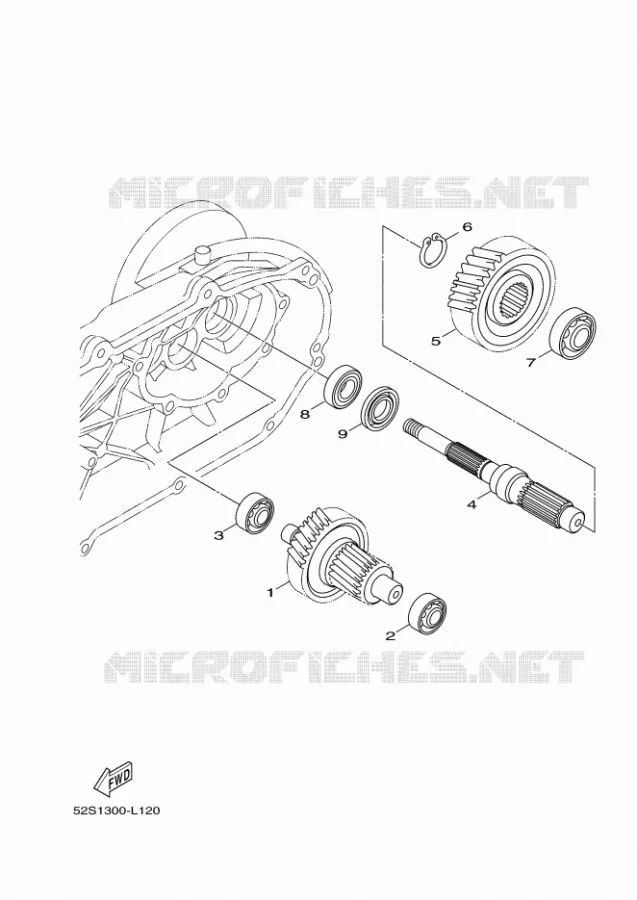 TRANSMISSION Yamaha SCOOTER 150 2012 XENTER  HW151