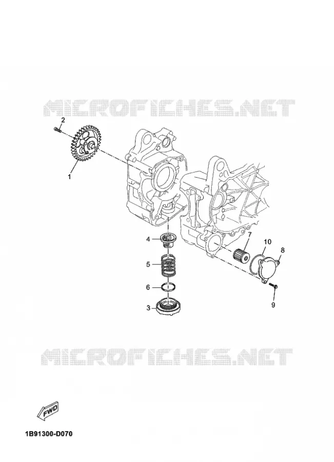 POMPE A HUILE Yamaha SCOOTER 125 2012 XCITY  VP125 XCITY