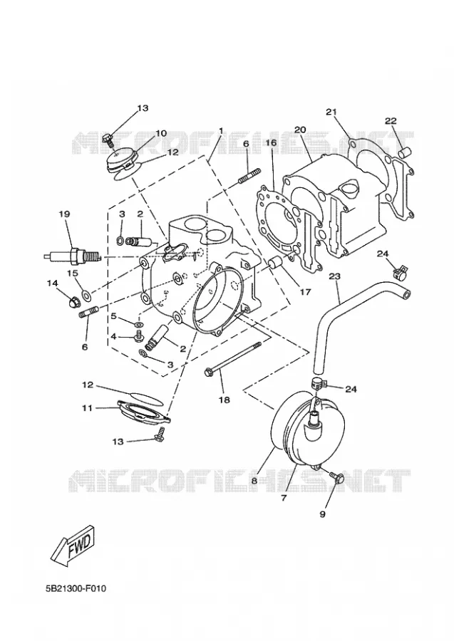 CYLINDRE Yamaha SCOOTER 250 2012 XCITY  VP250 XCITY