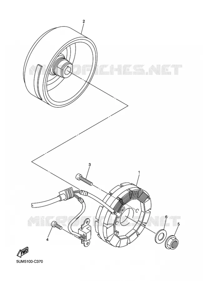 ALLUMAGE Yamaha MOTO 250 2012 WRF  WR250F