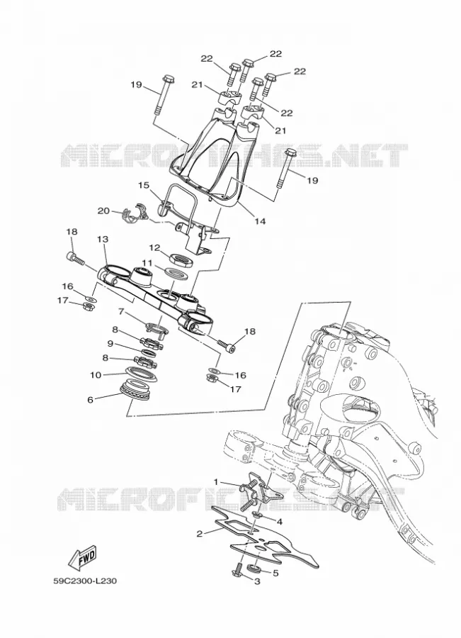 DIRECTION Yamaha SCOOTER 530 2012 TMAX ABS  XP500A