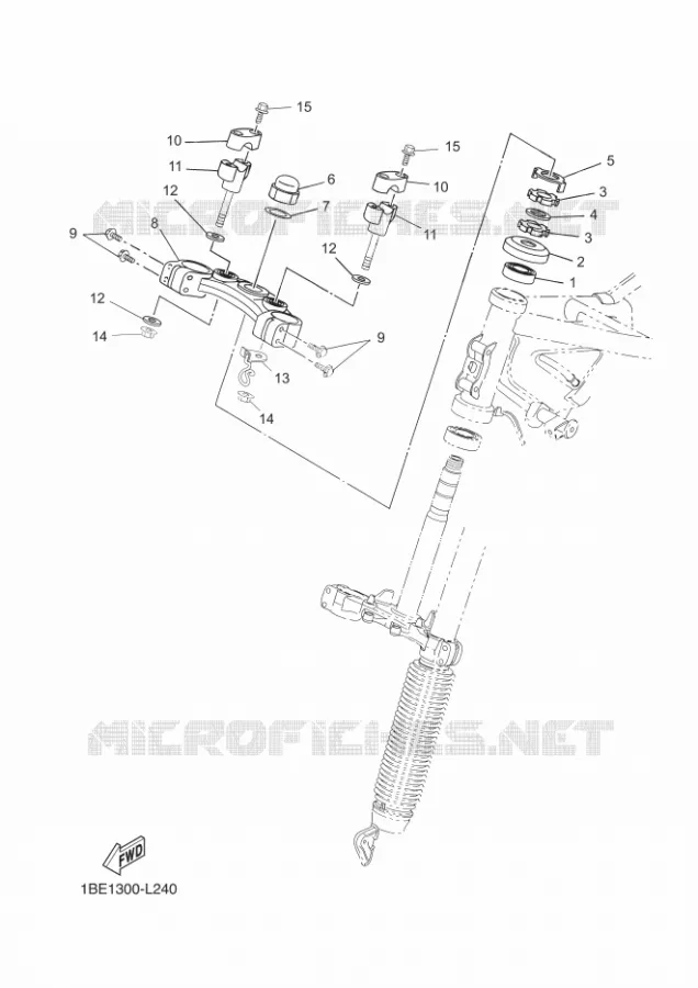 DIRECTION Yamaha MOTO 660 2012 TENERE ABS  XT660ZA