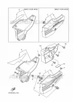 COUVERCLE LATERAL pour Yamaha YBR 2012