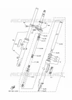 FOURCHE 2 pour Yamaha YBR 2012