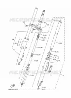 FOURCHE pour Yamaha YBR 2012