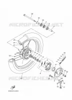 ROUE AVANT 2 pour Yamaha YBR 2012