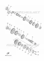 TRANSMISSION pour Yamaha YBR 2012