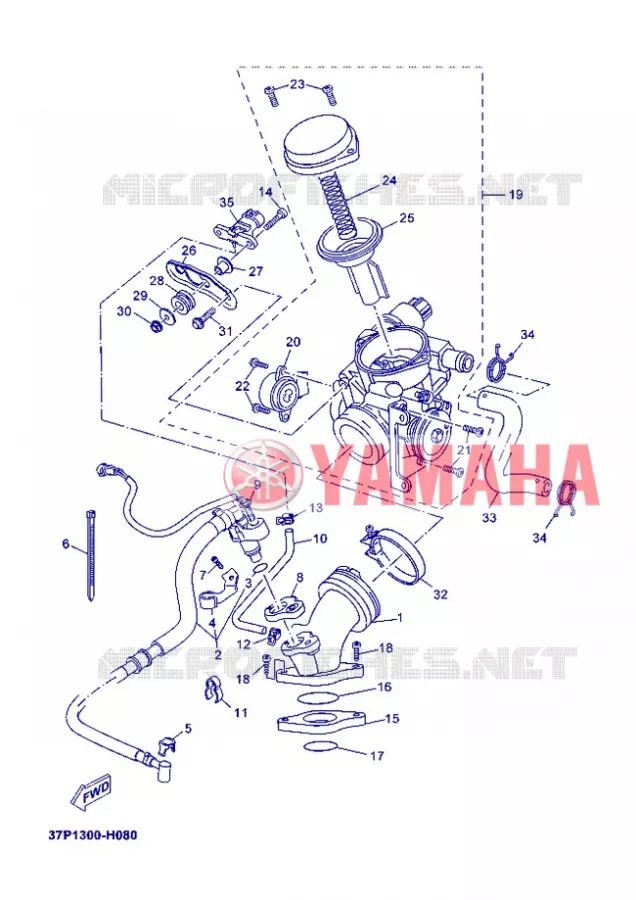 ADMISSION Yamaha SCOOTER 250 2012 XMAX  YP250R