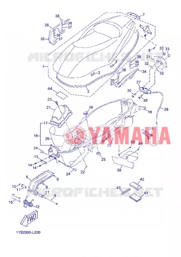 SELLE Yamaha SCOOTER 250 2012 XMAX ABS  YP250RA