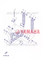BRAS OSCILLANT / AMORTISSEUR pour Yamaha XMAX ABS 2012
