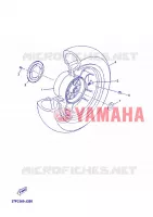 ROUE ARRIERE pour Yamaha XMAX ABS 2012