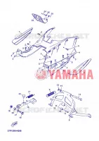 SUPPORT / REPOSE PIEDS pour Yamaha XMAX ABS 2012