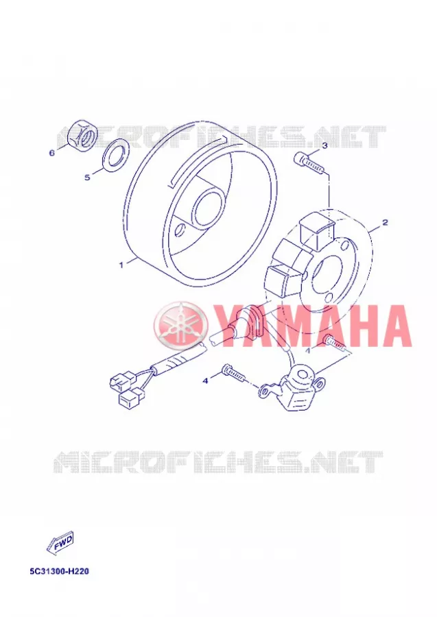 ALLUMAGE Yamaha SCOOTER 50 2012 AEROX  YN50FT