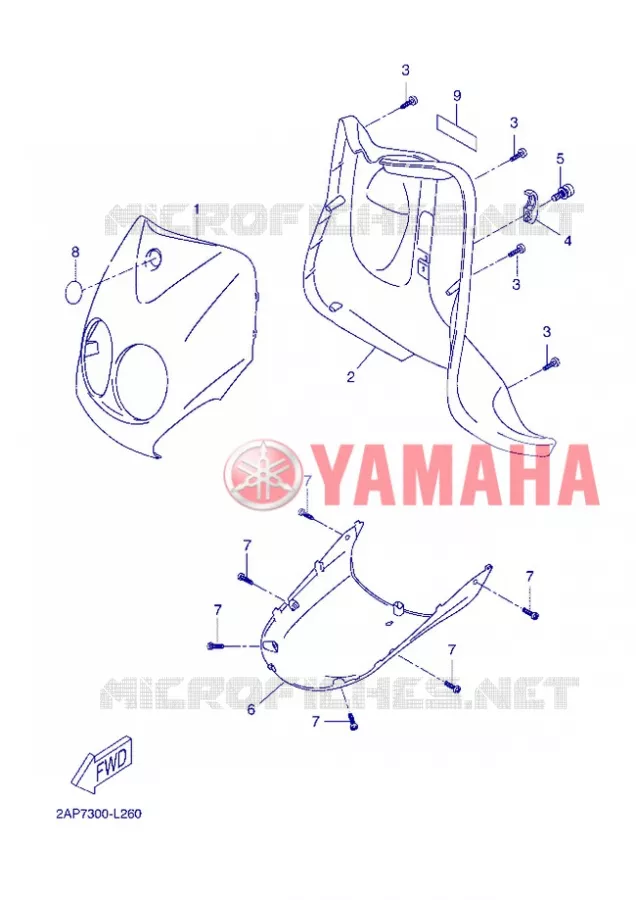 PROTEGE JAMBES Yamaha SCOOTER 50 2012 NEOS 4T UBS  YN50FU