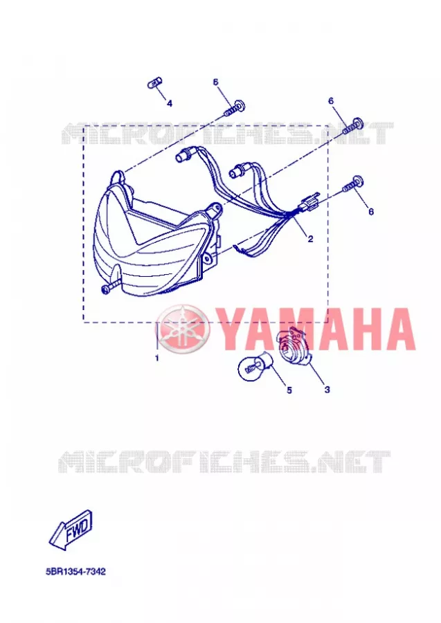 PHARE  Yamaha SCOOTER 50 2012 NITRO  YQ50 NITRO