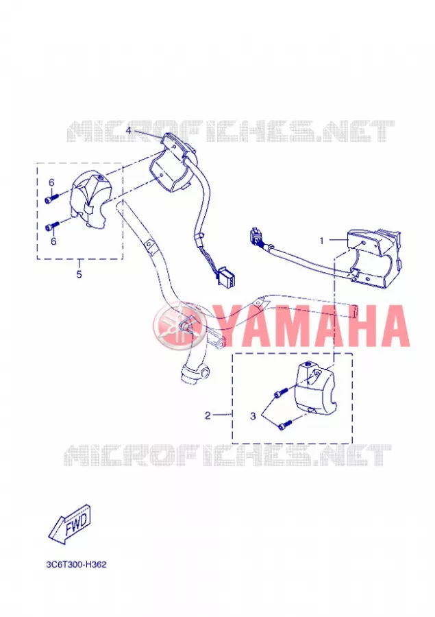 COMMODO / LEVIER Yamaha SCOOTER 50 2012 NITRO  YQ50