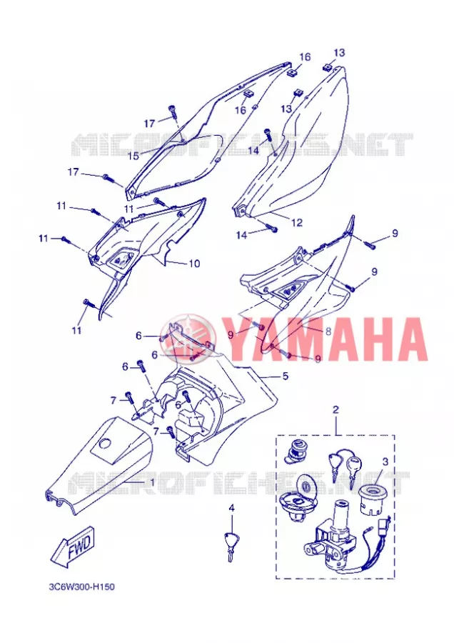 COUVERCLE LATERAL Yamaha SCOOTER 50 2012 NITRO  YQ50
