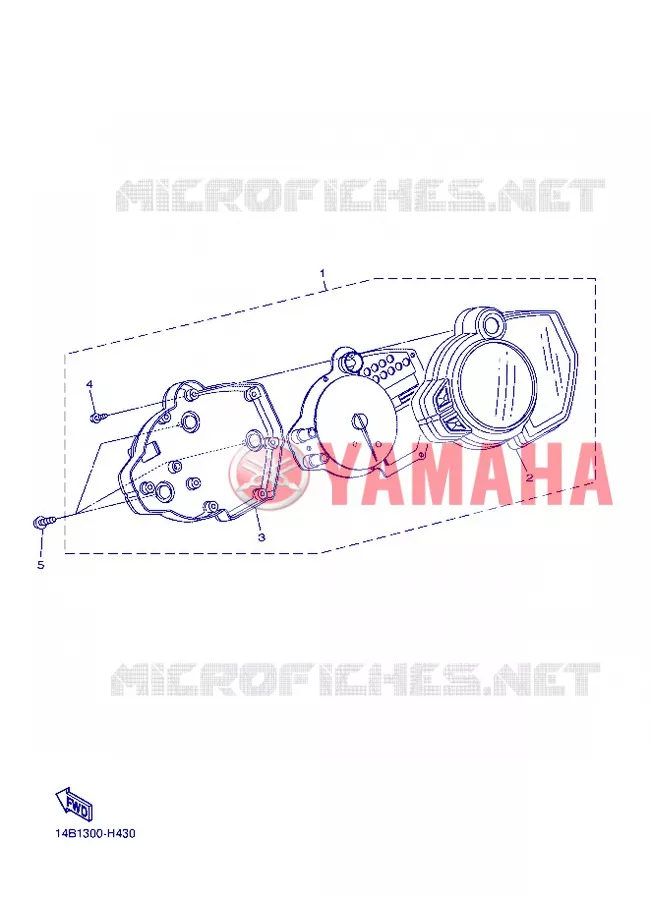 COMPTEUR  Yamaha MOTO 1000 2012 R1  YZF-R1