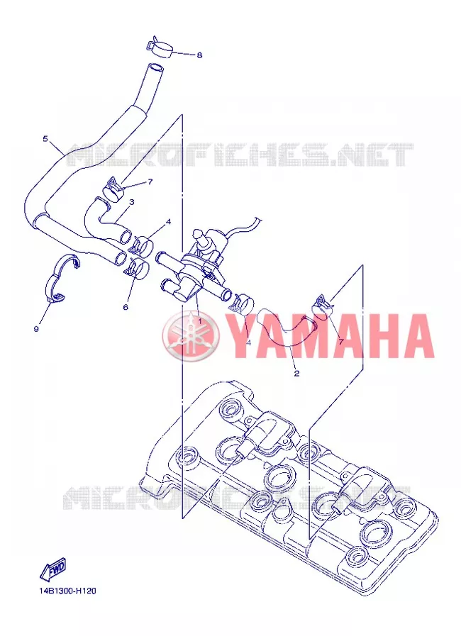 SYSTÈME D'ADMISSION D'AIR AIS Yamaha MOTO 1000 2012 R1  YZF-R1