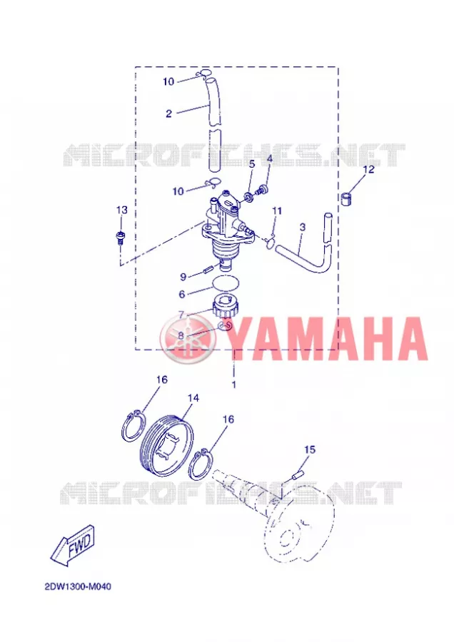 POMPE A HUILE Yamaha SCOOTER 50 2013 BWS  CW50E