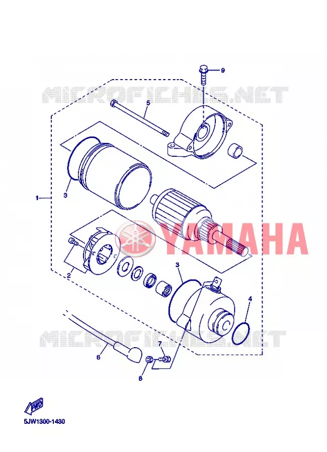 DEMARREUR Yamaha MOTO 1300 2013 FJR AS ABS  FJR1300AS