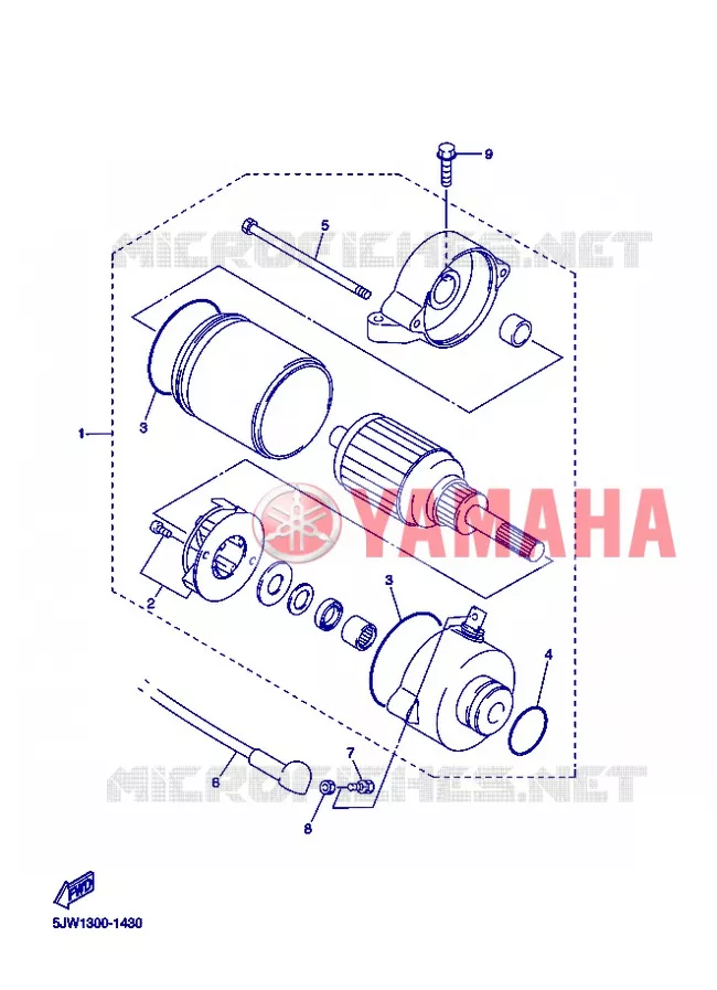 DEMARREUR Yamaha MOTO 1300 2013 FJR AS ABS  FJR1300AS