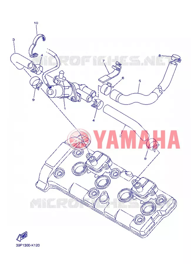 SYSTÈME D'ADMISSION D'AIR AIS Yamaha MOTO 800 2013 FZ8  FZ8-N