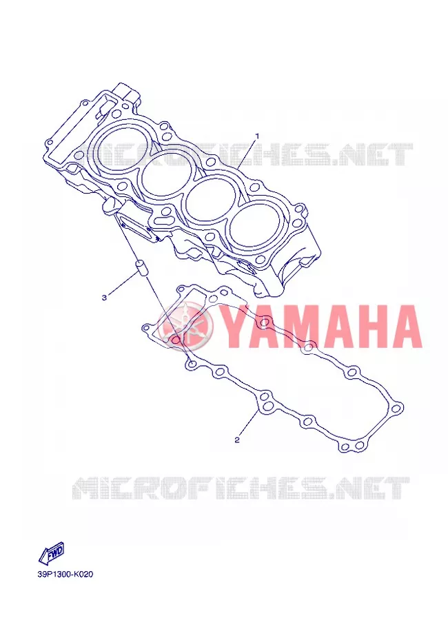 CYLINDRE Yamaha MOTO 800 2013 FZ8 ABS  FZ8-NA