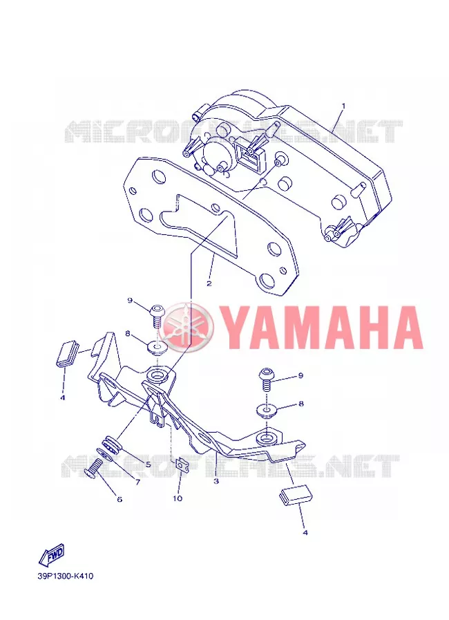 COMPTEUR  Yamaha MOTO 800 2013 FZ8 ABS  FZ8-NA
