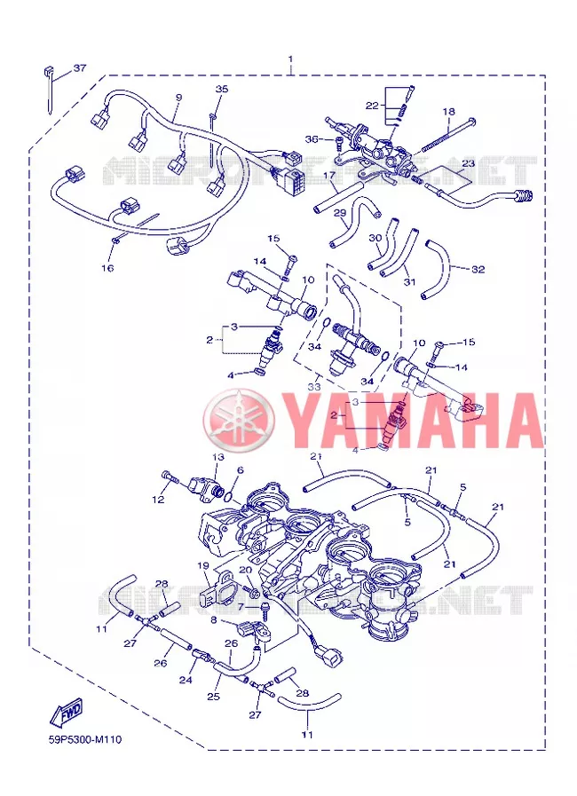 ADMISSION 2 Yamaha MOTO 800 2013 FZ8 ABS  FZ8-NA