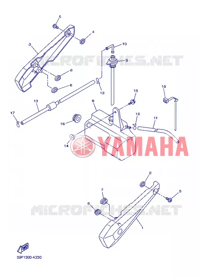 COUVERCLE LATERAL Yamaha MOTO 800 2013 FAZER  FZ8-S