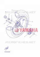 ROUE ARRIERE pour Yamaha AEROX 2013