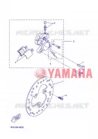 ETRIER DE FREIN AVANT pour Yamaha AEROX 2013
