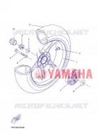 ROUE ARRIERE pour Yamaha AEROX 2013