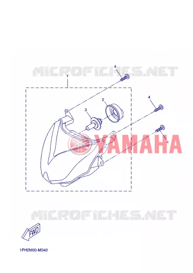 PHARE  Yamaha SCOOTER 50 2013 NITRO  NS50