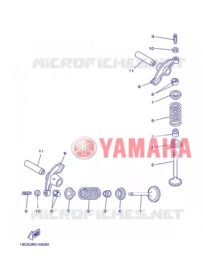 SOUPAPE Yamaha MOTO 125 2013 TTR BIG WHEELS  TT-R125LW