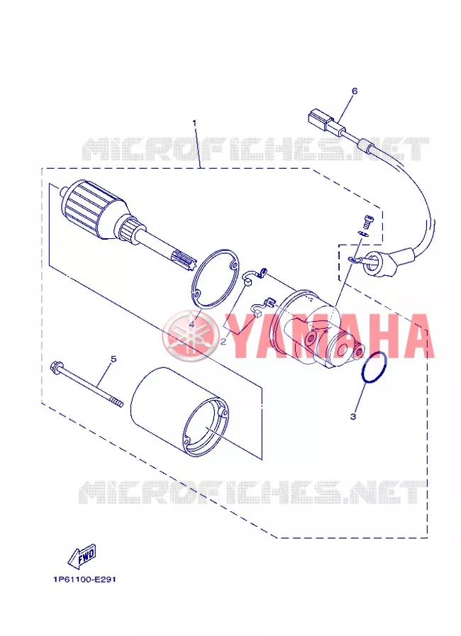 DEMARREUR Yamaha MOTO 50 2013 TTR  TT-R50E