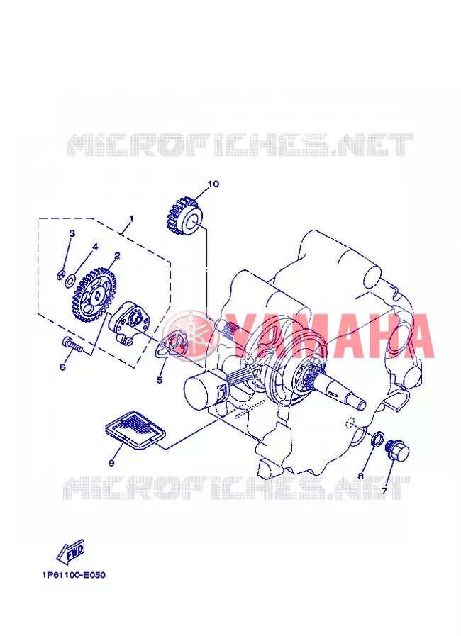 POMPE A HUILE Yamaha MOTO 50 2013 TTR  TT-R50E