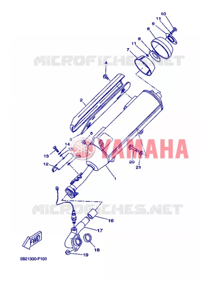 ECHAPPEMENT Yamaha SCOOTER 250 2013 XCITY  VP250