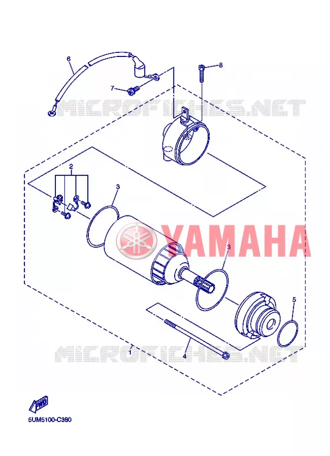 DEMARREUR Yamaha MOTO 250 2013 WRF  WR250F