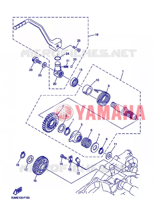 DEMARREUR Yamaha MOTO 250 2013 WRF  WR250F