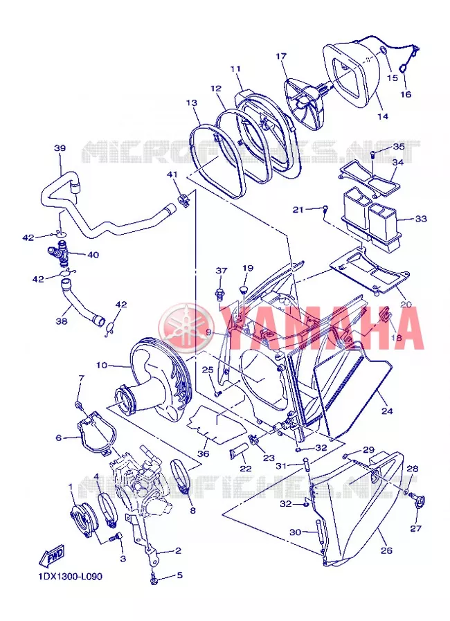 ADMISSION Yamaha MOTO 450 2013 WRF  WR450F