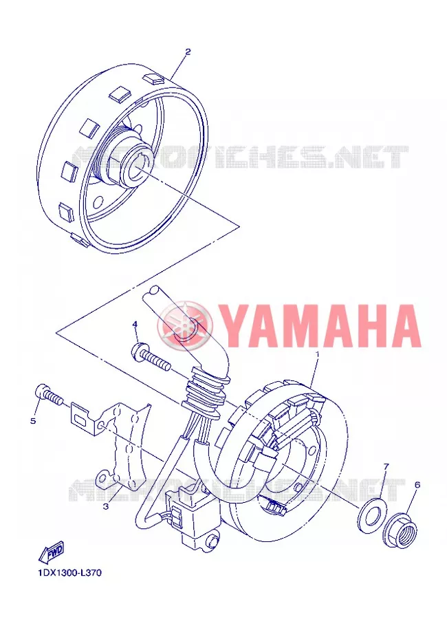 ALLUMAGE Yamaha MOTO 450 2013 WRF  WR450F